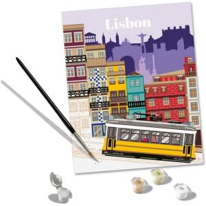 Ravensburger Relax CreArt Lisbon Paint by Numbers Kit | Perfect DIY Art Gift for Adults, Stress Relief, and Creative Hobby
