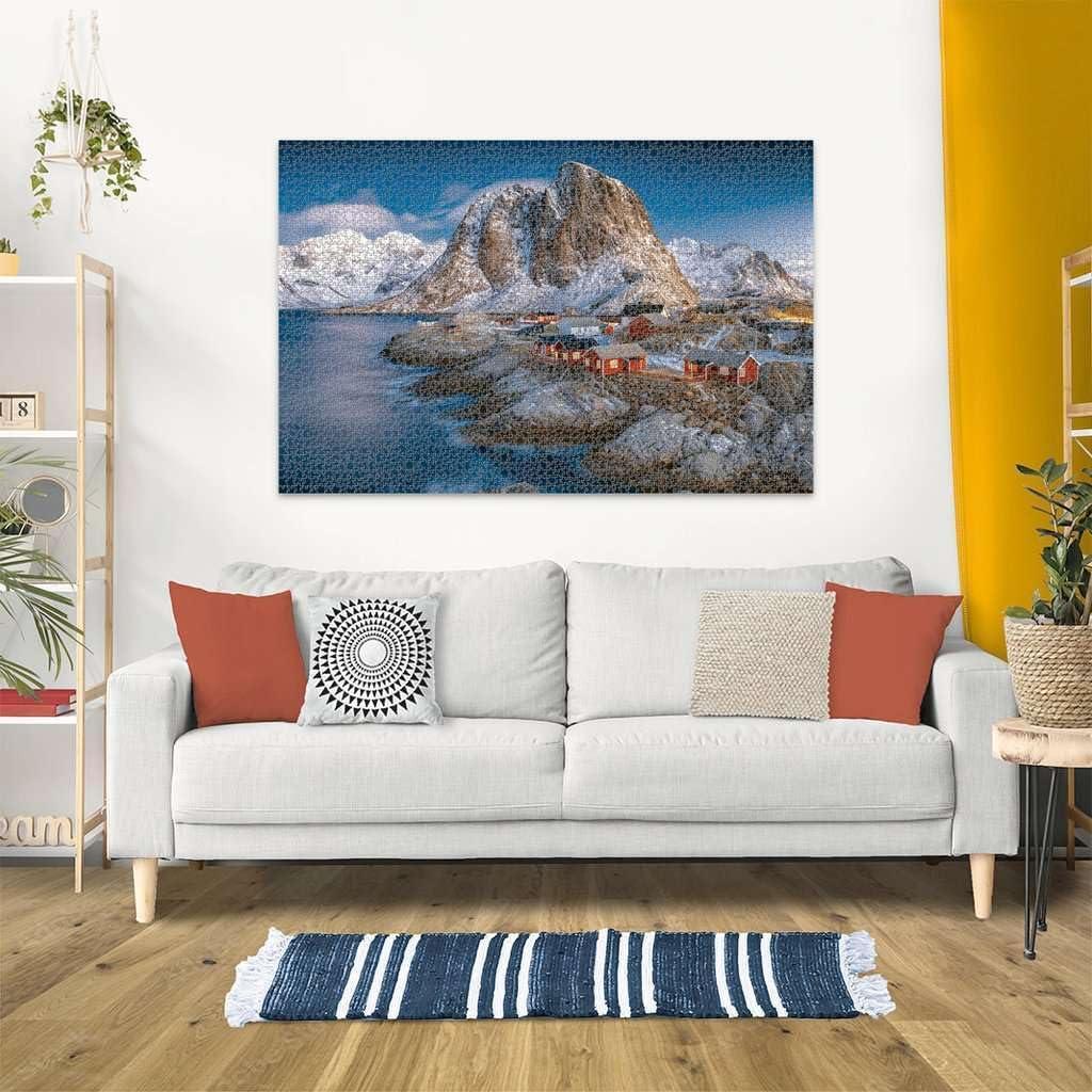 image:imageRavensburger Hamnoy Lofoten 3000 Piece Jigsaw Puzzle for Adults 17081 Premium Quality Durable Blueboard Unique Handcrafted Tooling Perfect Interlocking Fit Ideal for Advanced Puzzlers
