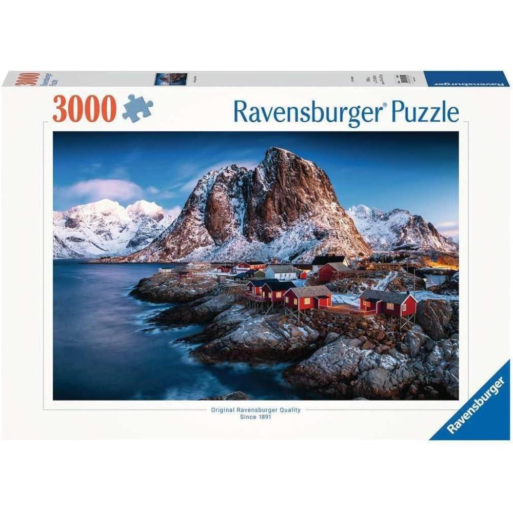 image:imageRavensburger Hamnoy Lofoten 3000 Piece Jigsaw Puzzle for Adults 17081 Premium Quality Durable Blueboard Unique Handcrafted Tooling Perfect Interlocking Fit Ideal for Advanced Puzzlers