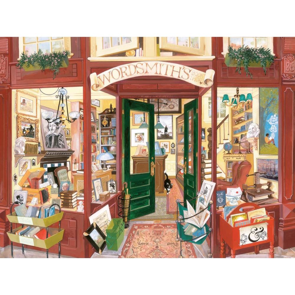 image:imageRavensburger Wordsmiths Bookshop 1500 Piece Jigsaw Puzzle for Adults  12000728  Handcrafted Tooling Made in Germany Every Piece Fits Together PerfectlyOriginal Packaging