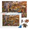 Ravensburger – African Animal World – 3000 Piece Jigsaw Puzzle – Stunning, Vivid Colors – Majestic Elephants, Bold Zebras & More – Frameable – Premium Quality – Puzzles for Adults
