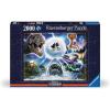 Ravensburger – Universal Amblin Entertainment – 2000 Piece Jigsaw Puzzle – Bold, Vivid Colors – Intricate Depiction of ET, Jurassic Park & More – Premium Quality – Puzzles for Adults