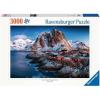 Ravensburger Hamnoy, Lofoten 3000 Piece Jigsaw Puzzle for Adults – 17081 | Premium Quality, Durable Blueboard | Unique Handcrafted Tooling | Perfect Interlocking Fit | Ideal for Advanced Puzzlers