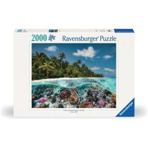 Ravensburger – A Dive in The Maldives – 2000 Piece Jigsaw Puzzle – Stunning Imagery – Beautiful & Intricate – Unique View of an Undersea World – Premium Quality – Puzzles for Adults
