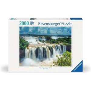 Ravensburger – Iguazu Falls, Brazil – 2000 Piece Jigsaw Puzzle – Breathtaking Waterfalls of Brazil – Beautiful Imagery from Global Artists – Premium Quality – Ideal Gift – Puzzles for Adults(Waterfall)