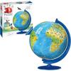 Ravensburger Children’s World Globe 180 Piece 3D Jigsaw Puzzle | Easy Click Technology | Displayable Art | Perfect for Kids and Adults | 10.5 in Diameter