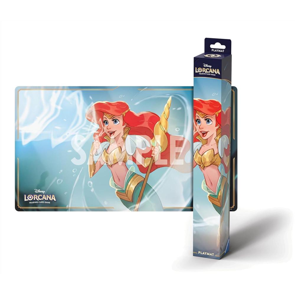 image:imageRavensburger Disney Lorcana TCG Playmat Featuring Ariel Sonic Warrior Protects Cards Versatile Game Desk or Mouse Pad Suitable for Ages 8