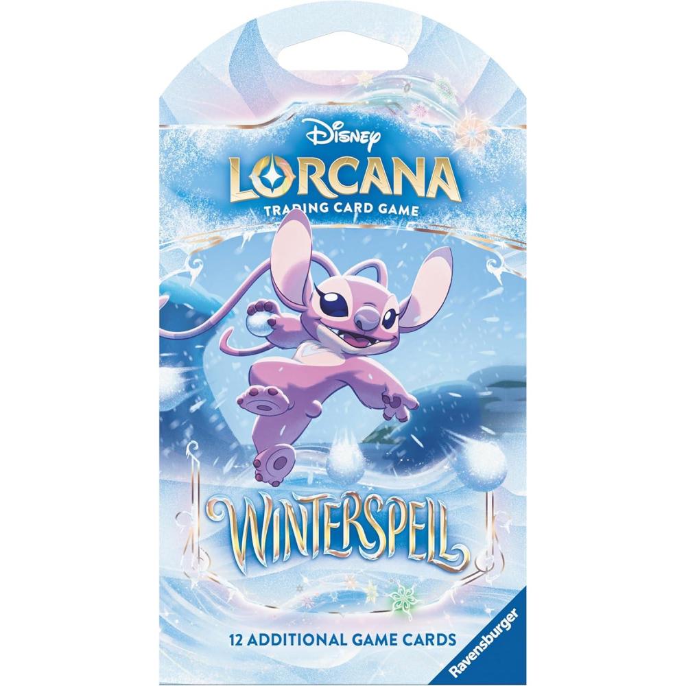 image:imageRavensburger Disney Lorcana TCG Winterspell Assorted Single Booster Pack 12 Cards  Collectible Trading Cards  Ideal for Disney Fans amp TCG Players  Suitable for Ages 8