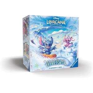 Ravensburger Disney Lorcana TCG: Winterspell Illumineer’s Trove for Ages 8 and Up – Secure Card Storage – Includes 8 Booster Packs, Damage Counter Dice, Card Dividers – Original Disney Artwork