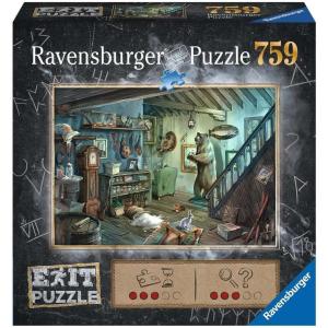Ravensburger Exit Puzzle – Temple 759pc Mystery Jigsaw Puzzle(Scary Keller 759 Pieces Exit Puzzle)