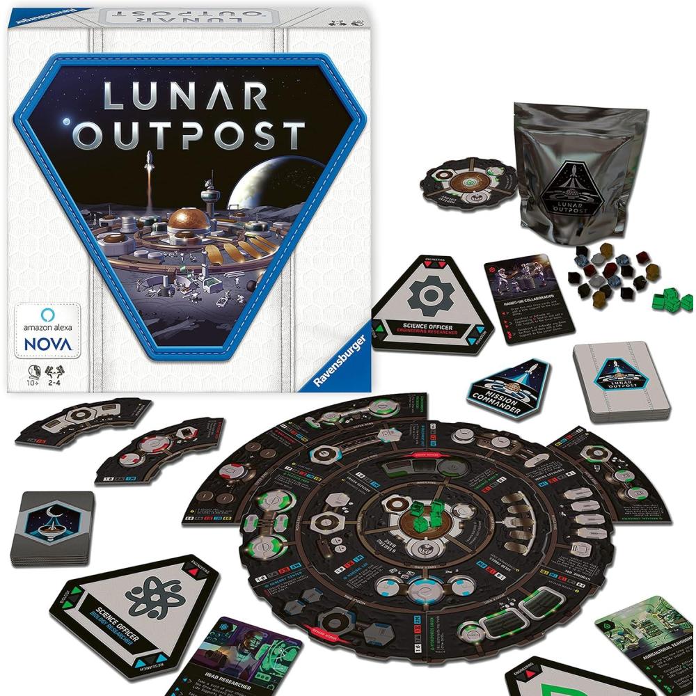 image:imageRavensburger Lunar Outpost Board Game for Ages 10 and Up Work Together to Build a Base on The Moon