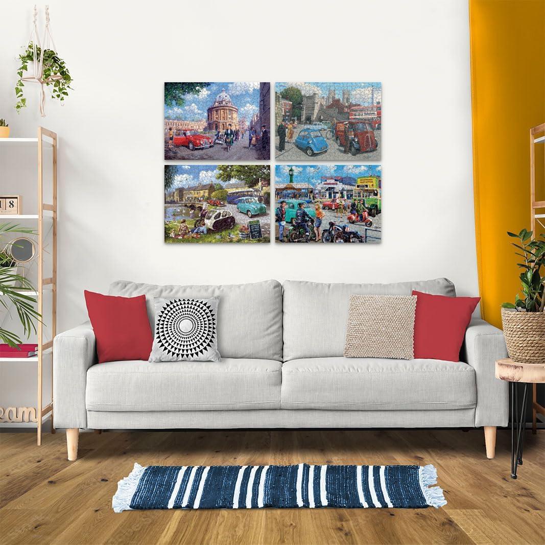 image:imageRavensburger Happy Days Collection No2 Days Out 4X 500 Piece Jigsaw Puzzle Set for Adults 12Happy Days Collection 2