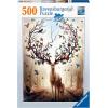 Ravensburger – Magical Deer – 500 Piece Jigsaw Puzzle – Stunning, Vivid Imagery of a Mythical Deer – Bold Colors – Mysterious Scene – Ideal Gift – Frameable Art – Screen-Free Fun – Puzzles for Adults(Altes design)
