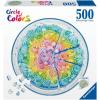 Ravensburger Circle of Colors: Rainbow Cake 500 Piece Round Jigsaw Puzzle for Adults – 17349 – Every Piece is Unique, Softclick Technology Means Pieces Fit Together Perfectly