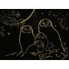 Ravensburger Owls in The Moonlight – 500 Piece Glow-in-The-Dark Jigsaw Puzzle | Mysterious Nocturnal Beauty | Softclick Technology