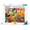 Ravensburger USA Jigsaw Nationals – Art Studio – 500 Piece Jigsaw Puzzle – Creative Mindful Fun – Artistic and Colorful Design – Ages 12 and Up