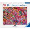 Ravensburger USA Jigsaw Nationals – Fish in Fuchsia – 500 Piece Jigsaw Puzzle – Vibrant Underwater Artwork – Relaxing and Rewarding Challenge – Ages 12 and Up