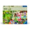 Ravensburger Feel Well – Gardening – 100 Piece Jigsaw Puzzle | A Blooming Paradise |Thicker Pieces, Large Image Format, and Included Stand | Premium Quality Puzzle Made in Europe
