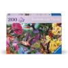Ravensburger Feel Well – Hummingbirds and Butterflies – 200 Piece Jigsaw Puzzle | Thicker Pieces, Large Image Format, and Included Stand | Premium Quality Puzzle Made in Europe