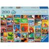 Ravensburger Feel Well – Travel Stamps – 200 Piece Jigsaw Puzzle | Thicker Pieces, Large Image Format, and Included Stand | Premium Quality Puzzle Made in Europe