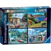Ravensburger Happy Days Collection No.2 Days Out 4X 500 Piece Jigsaw Puzzle Set for Adults 12+(Happy Days Collection 1)