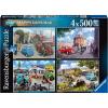 Ravensburger Happy Days Collection No.2 Days Out 4X 500 Piece Jigsaw Puzzle Set for Adults 12+(Happy Days Collection 2)