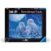 Ravensburger Owls in The Moonlight – 500 Piece Glow-in-The-Dark Jigsaw Puzzle | Mysterious Nocturnal Beauty | Softclick Technology