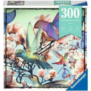 Ravensburger Puzzle Moment: Flowers in New York | 300-Piece Jigsaw Puzzle for Adults | Unique, Softclick Technology | Vibrant, Glare-Free | Perfect as a Gift or Some ‘Me’ Time Activity(Hummingbird)