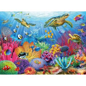Ravensburger Tropical Waters Jigsaw Puzzle – 500 Unique Pieces, Precision-Cut | Vibrant, Glare-Free Imagery | Ideal for Relaxation or Group Activity | FSC-Certified Materials(New Packaging)