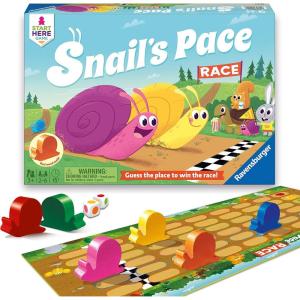 Ravensburger Snail’s Pace Race Game for Age 3 & Up – Quick Children’s Racing Game Where Everyone Wins!