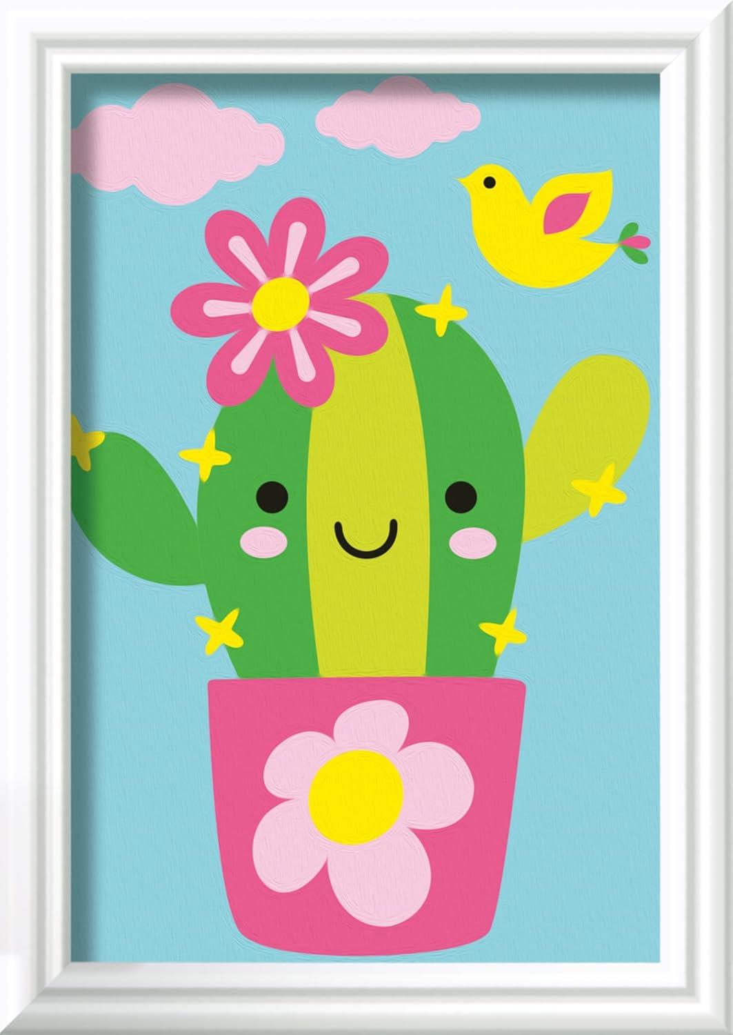 image:imageRavensburger Creart Little Cactus Paint by Numbers Kit for Children