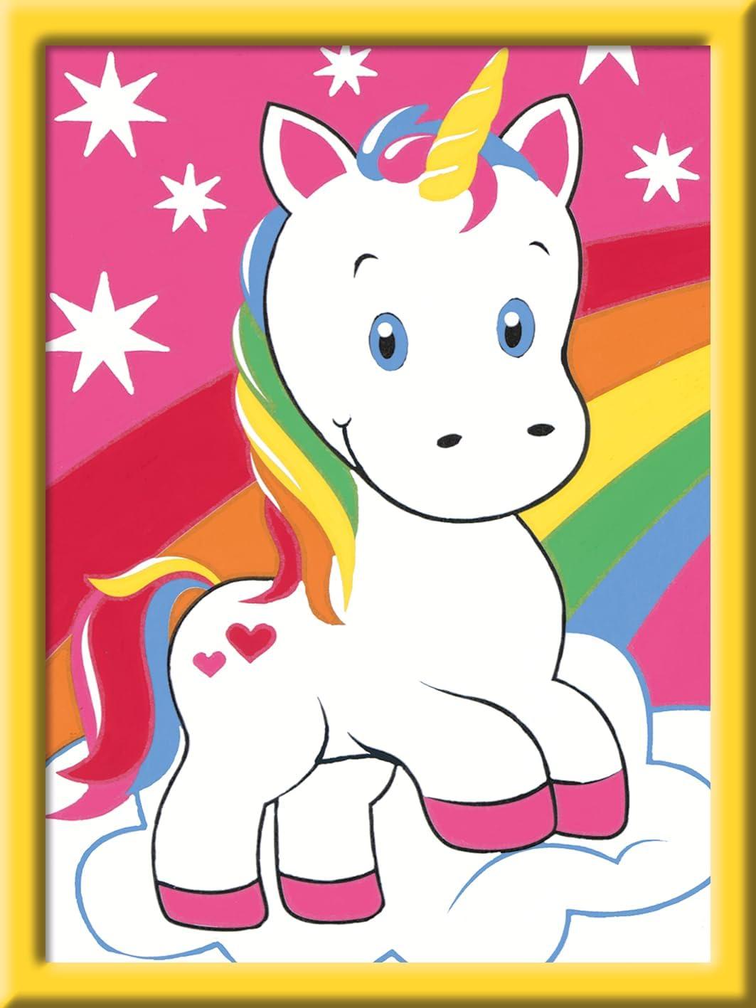 image:imageRavensburger Creart Sweet Unicorn Paint by Numbers Kit for Children