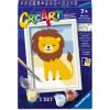 Ravensburger – Wild Lion CreArt Paint by Numbers Kit | Fun & Easy DIY Art for Kids Age 7+ | Creative Gift Idea for Birthdays & Holidays