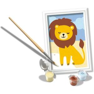 Ravensburger – Wild Lion CreArt Paint by Numbers Kit | Fun & Easy DIY Art for Kids Age 7+ | Creative Gift Idea for Birthdays & Holidays