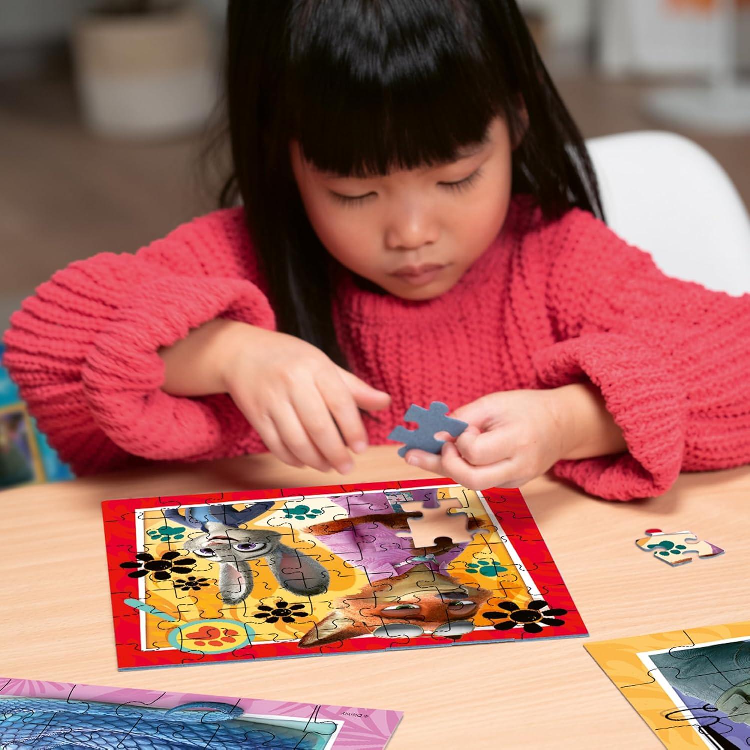 image:imageRavensburger Zootopia 2 A New Mission 3 49 Piece Jigsaw Puzzle Set Vibrant Scenes with Judy Hopps Nick Wilde amp Friends Premium Quality ScreenFree Fun Children Ages 5