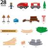 BRIO World – 36102 Pull Back Train Set | Toy Train Set for Kids Aged 3 Years Up