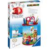 Ravensburger – Super Mario Pencil Cup – 3D Jigsaw Puzzle – Buildable Desk Organizer Featuring Iconic Mario Graphics – 54 Sturdy Plastic Pieces – Premium Quality – Fun for Kids & Adults(Nintendo – Mario)