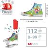 Ravensburger – Super Mario Sneaker – 3D Jigsaw Puzzle – Build a Full-Size Sneaker with Classic Mario Artwork – 108 Sturdy Plastic Pieces – Premium Quality – Display or Use as Storage