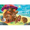 Ravensburger Bear Family Vacations 2 x 24 Piece Jigsaw Puzzle for Kids – Every Piece is Unique, Pieces Fit Together Perfectly