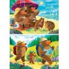 Ravensburger Bear Family Vacations 2 x 24 Piece Jigsaw Puzzle for Kids – Every Piece is Unique, Pieces Fit Together Perfectly