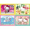Ravensburger Hello Kitty Bumper Puzzle Pack – 4 x 100 Piece XXL Jigsaw Puzzles – Colorful Music, Outdoors, Underwater & Sweet Treat Scenes – Durable & Family-Friendly – Ages 5+