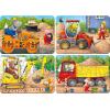 Ravensburger My First Puzzles – Construction Site Animals | 4-in-a-Box Toddler Jigsaw Puzzle Set | 2, 4, 6 & 8 Pieces | Ages 2+
