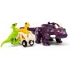 BRIO World – 36082 Dinosaur Attack Set | Train & Dinosaur-Themed Playset for Kids Aged 3 Years Up
