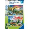 Ravensburger – Dinosaurs – 150 Piece Jigsaw Puzzle 2 Pack – XXL Pieces for Easier Assembly – Stunning, Bold Space Images – Premium Quality – Ideal Gift – Screen-Free Fun – Children Age 7+