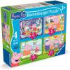 Ravensburger Peppa Pig Family Time Jigsaw Puzzle Set – 12, 16, 20, 24 Pieces