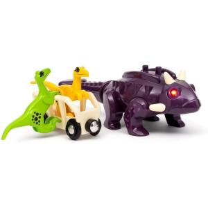 BRIO World – 36082 Dinosaur Attack Set | Train & Dinosaur-Themed Playset for Kids Aged 3 Years Up