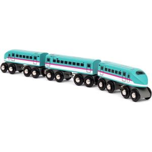 BRIO World – 36086 Trains of The World Shinkansen Hayabusa Train | Wooden Toy Train for Kids Aged 3 Years Up