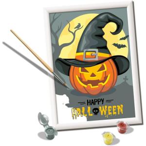 Ravensburger CreArt Happy Halloween Paint by Numbers Kit for Kids – 12023017 – Painting Arts and Crafts for Ages 9 and Up