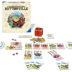 Ravensburger Glorious Guilds of Buttonville – Card Collection Game for Kids and Adults Ages 8 and Up