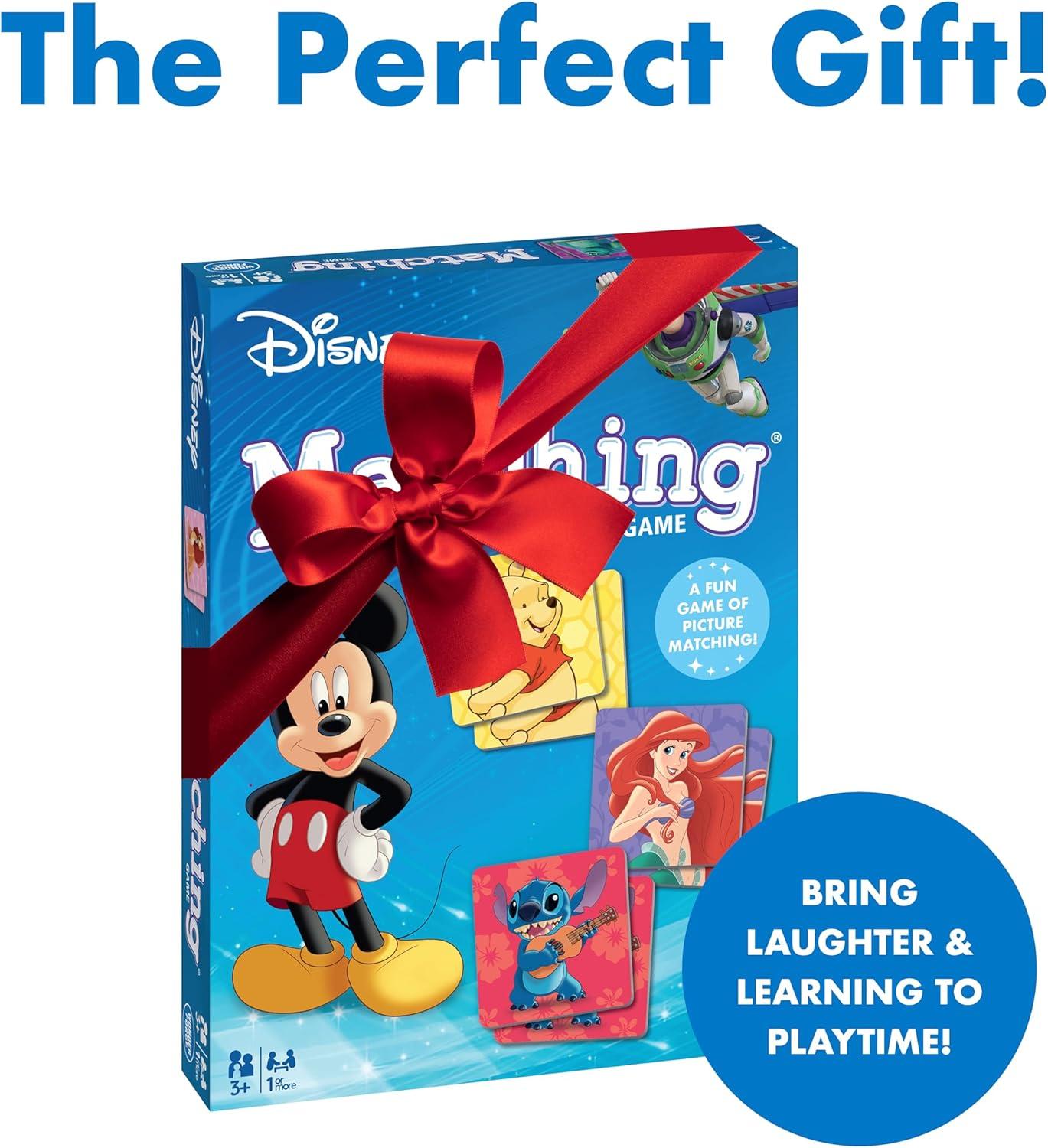 image:imageWonder Forge Disney Matching Game Fun Memory Game for Boys amp Girls Ages 3 and Older Featuring Classic Disney Characters Preschool Learning Toy